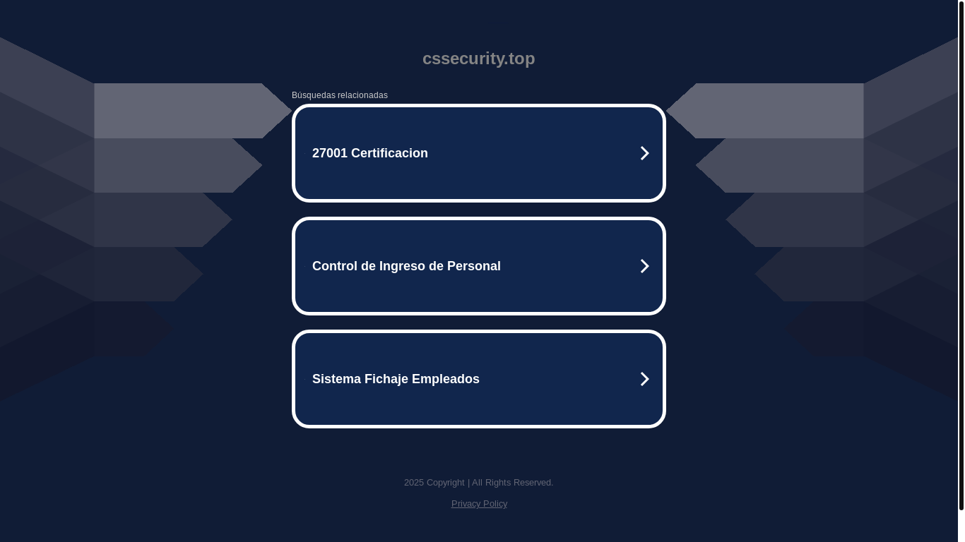 website screenshot of https://cssecurity.top/
