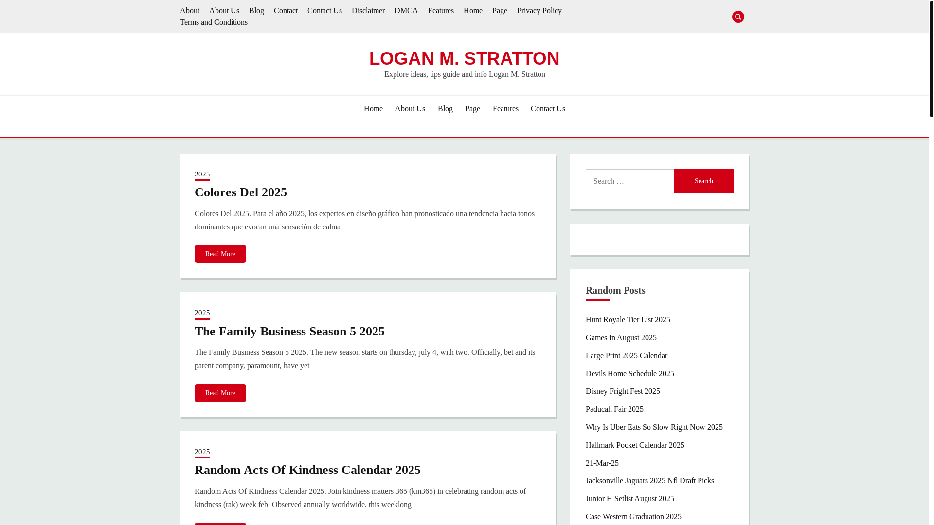 website screenshot of https://loganmstratton.pages.dev/