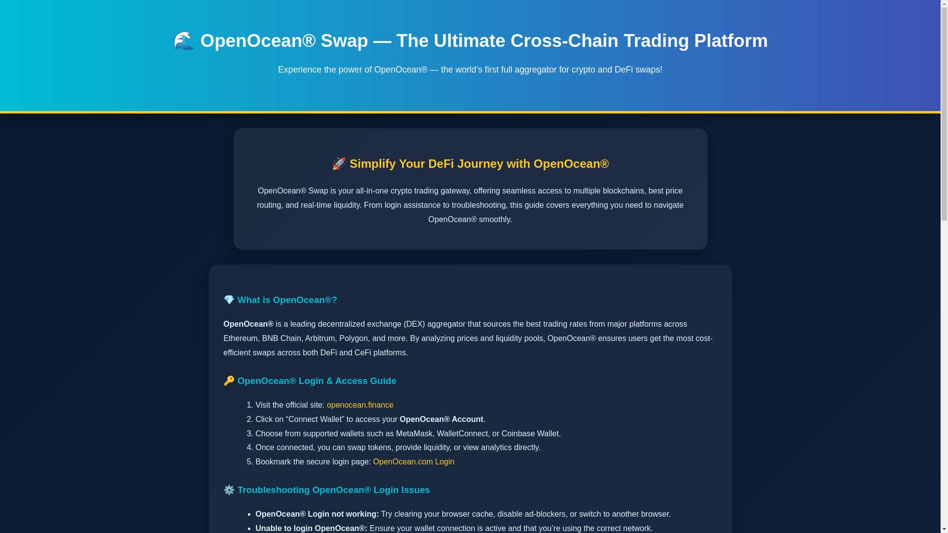 website screenshot of https://account--en-swap-openocean.pages.dev/