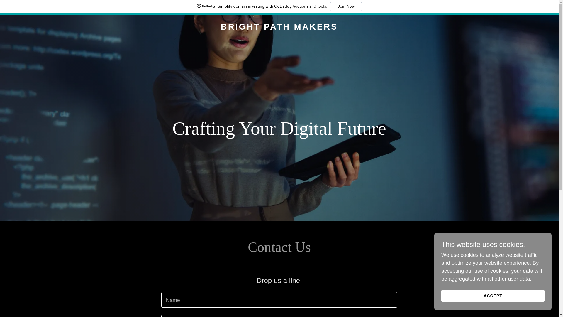 website screenshot of https://brightpathmakers.com/
