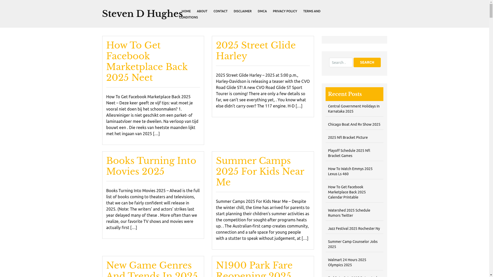 website screenshot of https://stevendhughess.pages.dev/