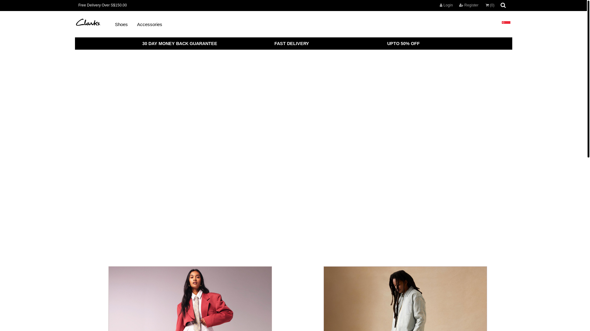 website screenshot of https://www.clarksshopsingapore.com/