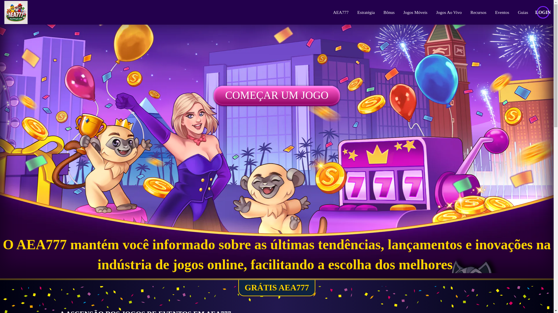 website screenshot of https://aea777win.com/
