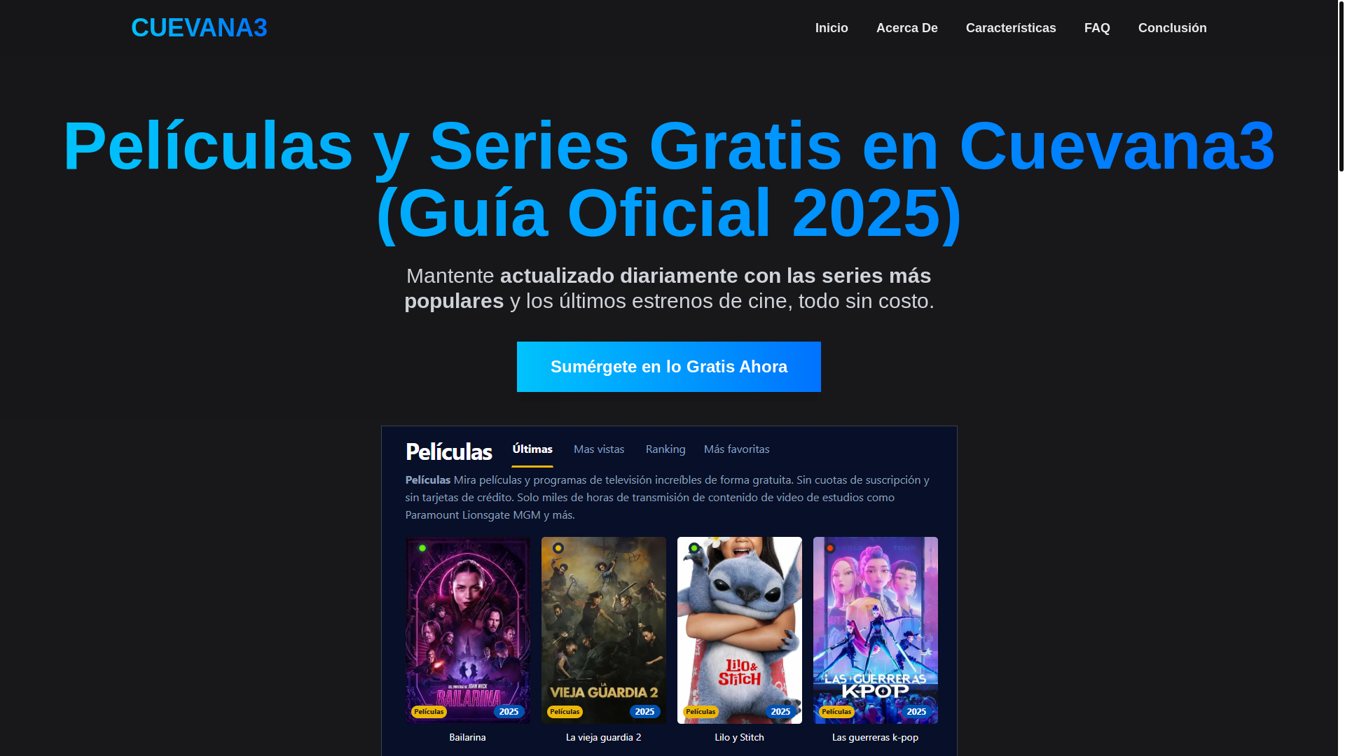 website screenshot of https://cuevana3-2pru.pages.dev/