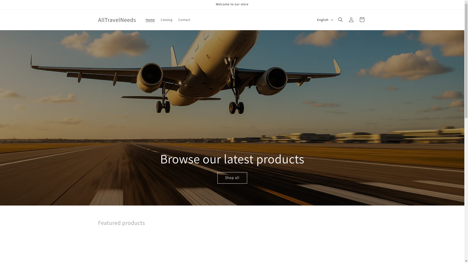 website screenshot of https://alltravelneeds.org/