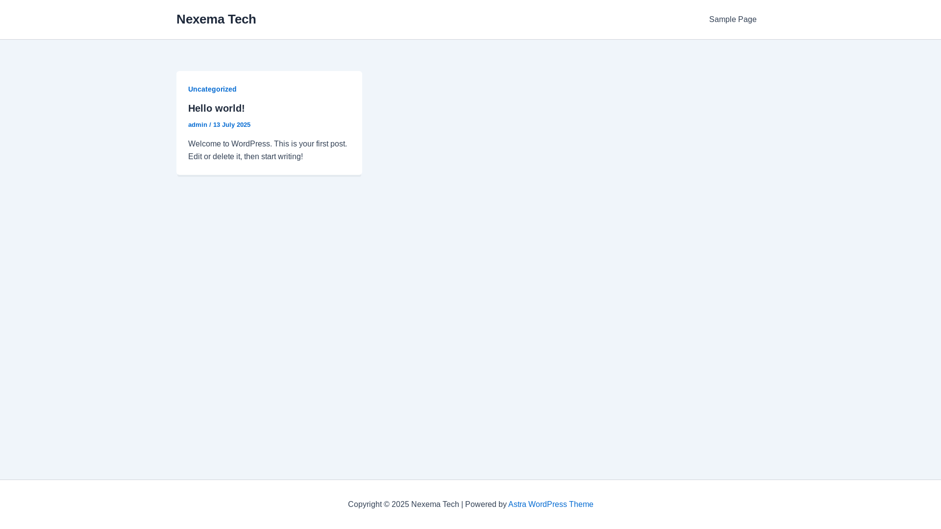 website screenshot of https://nexematech.ca/