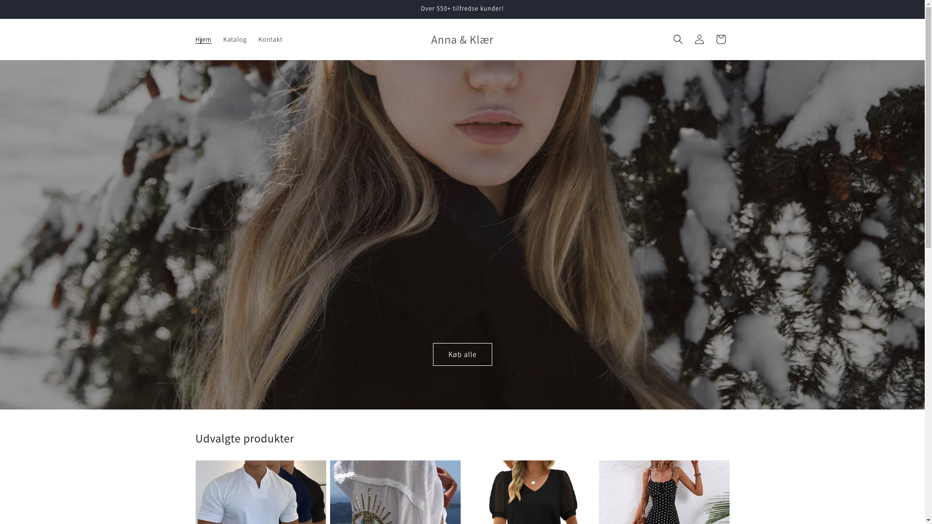 website screenshot of https://anna-klaer.dk/