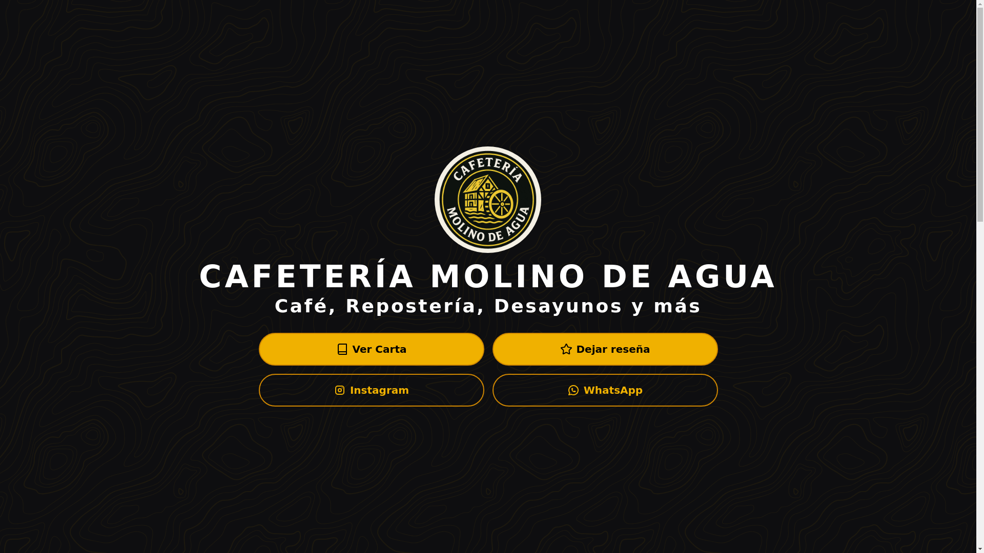 website screenshot of https://molinodeaguacafe.cl/