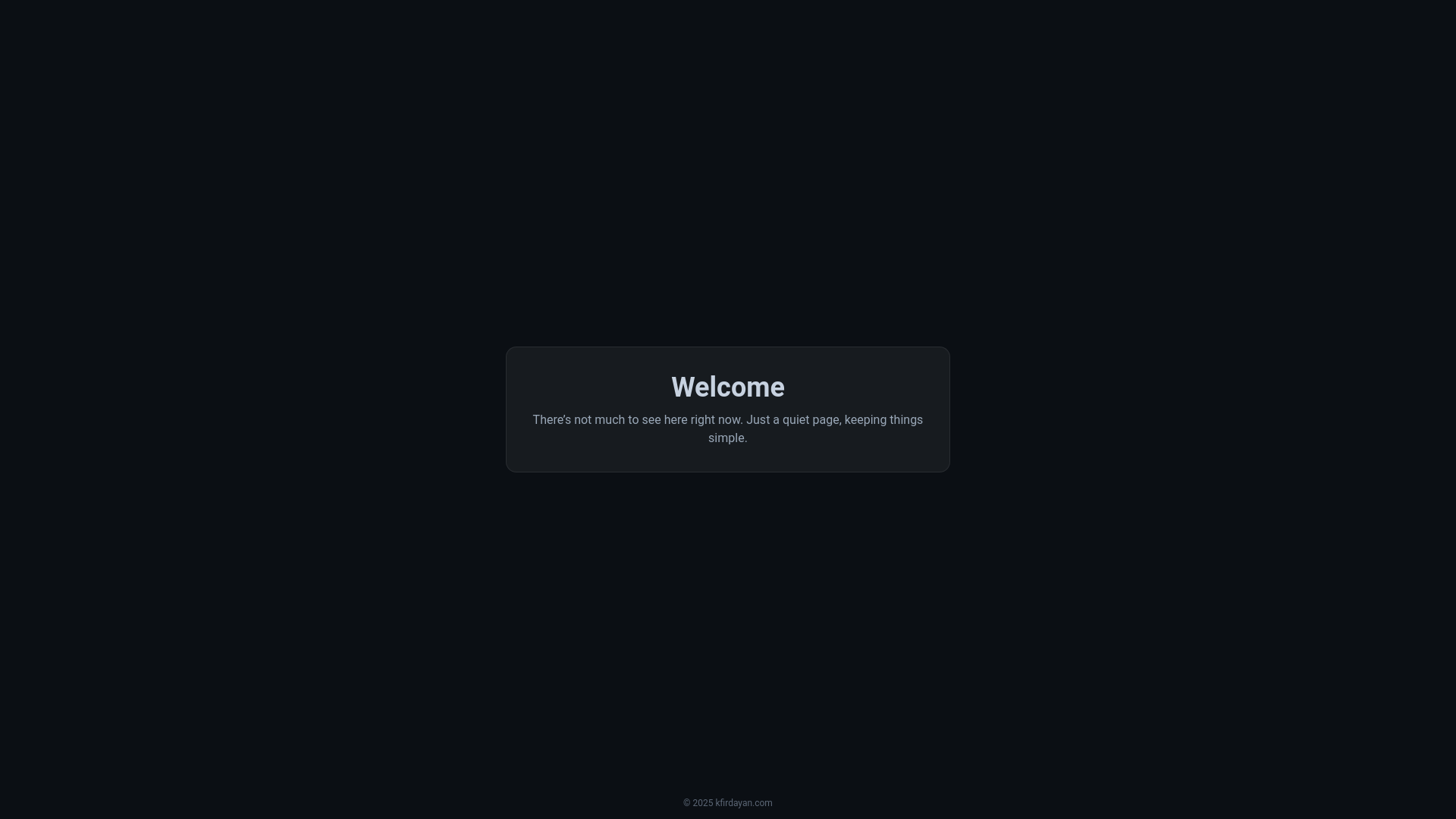 website screenshot of https://kfirdayanhomepage.pages.dev/