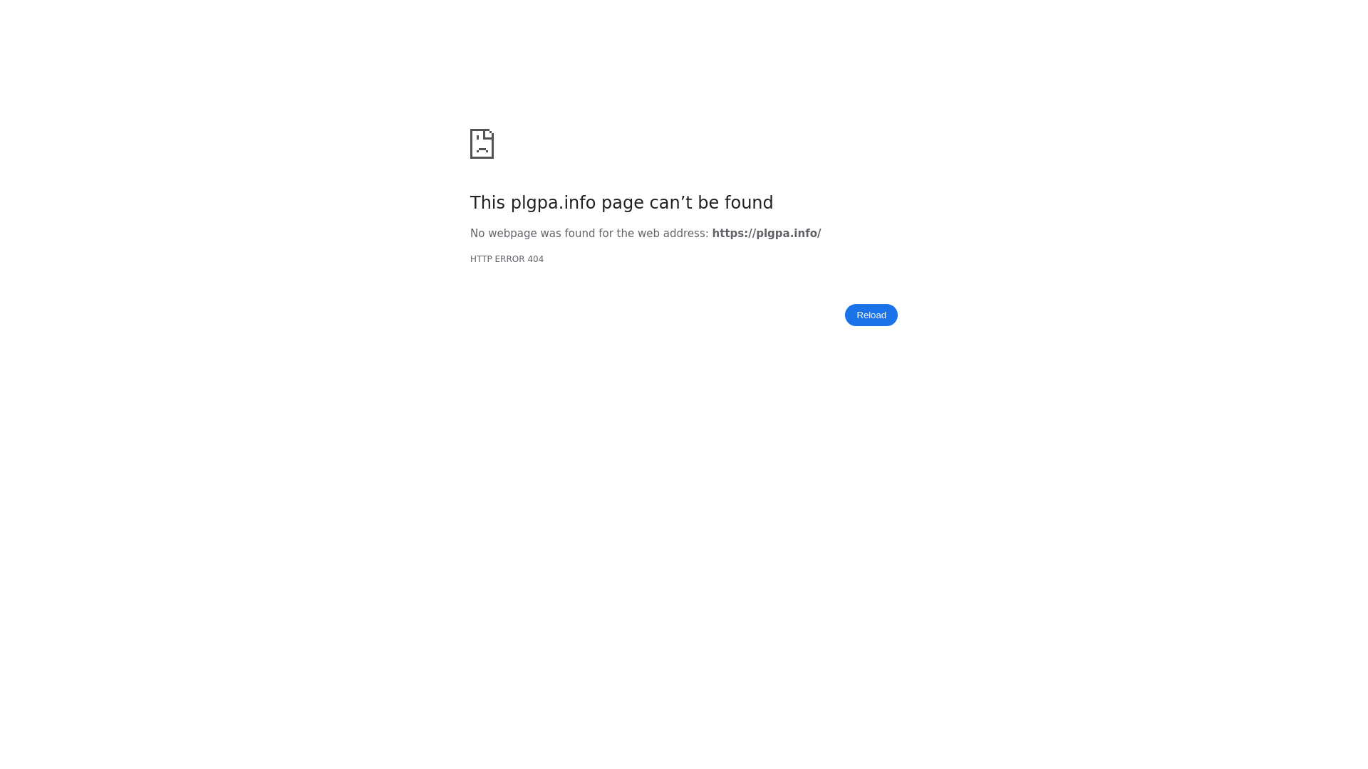 website screenshot of https://plgpa.info/
