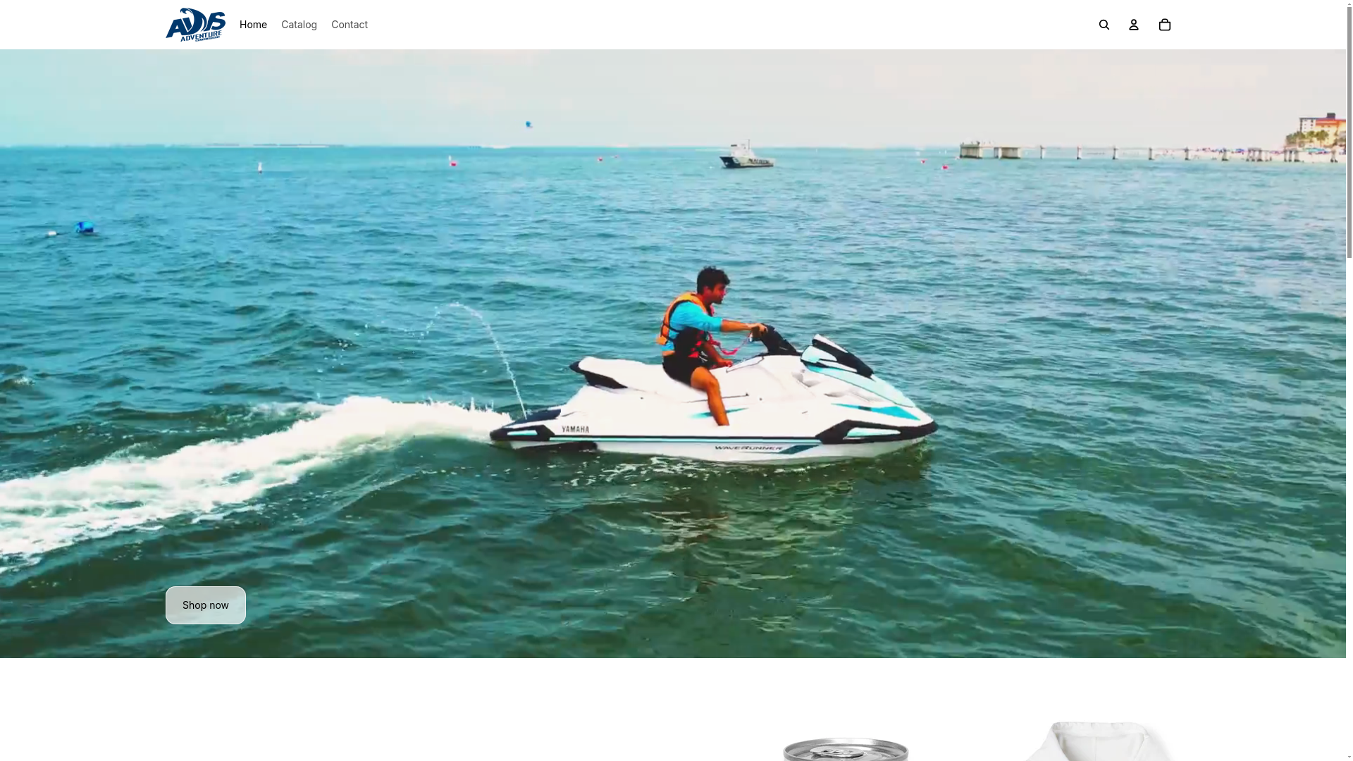 website screenshot of https://adventure-giftshop.com/