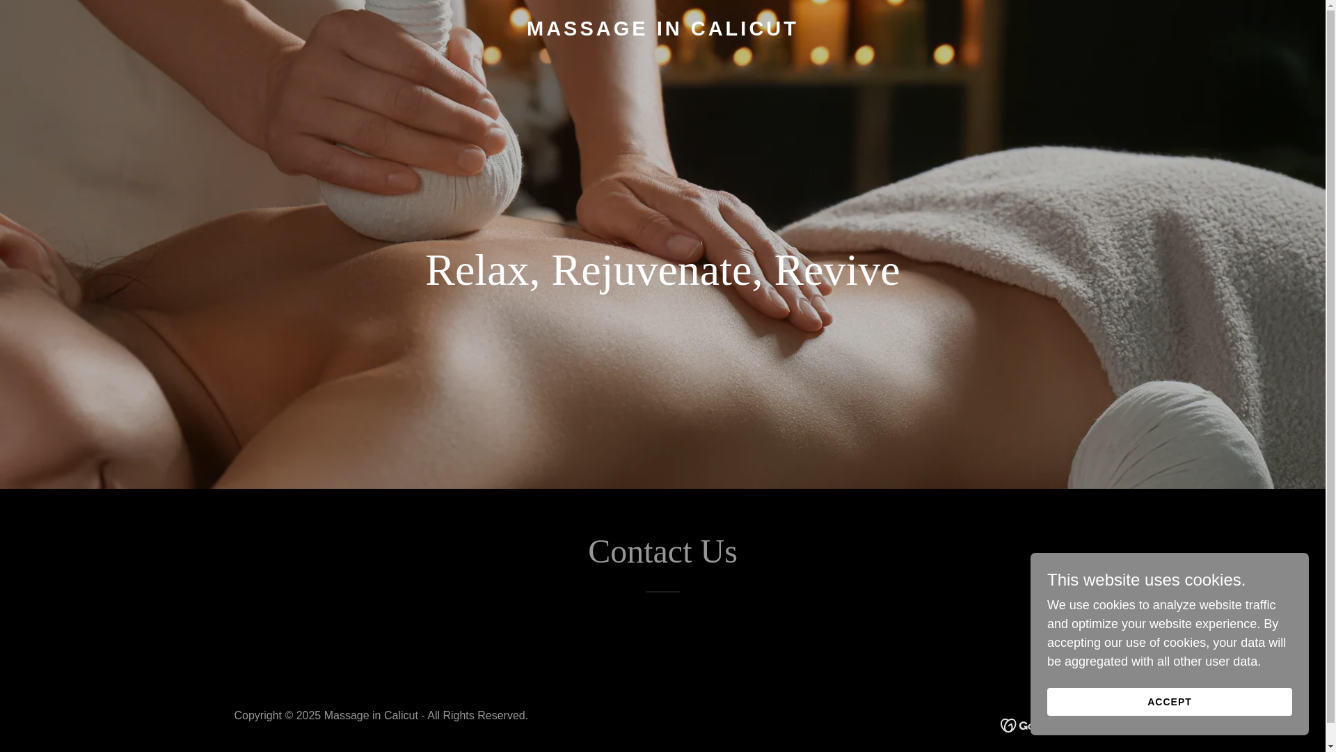website screenshot of https://massageincalicut.com/