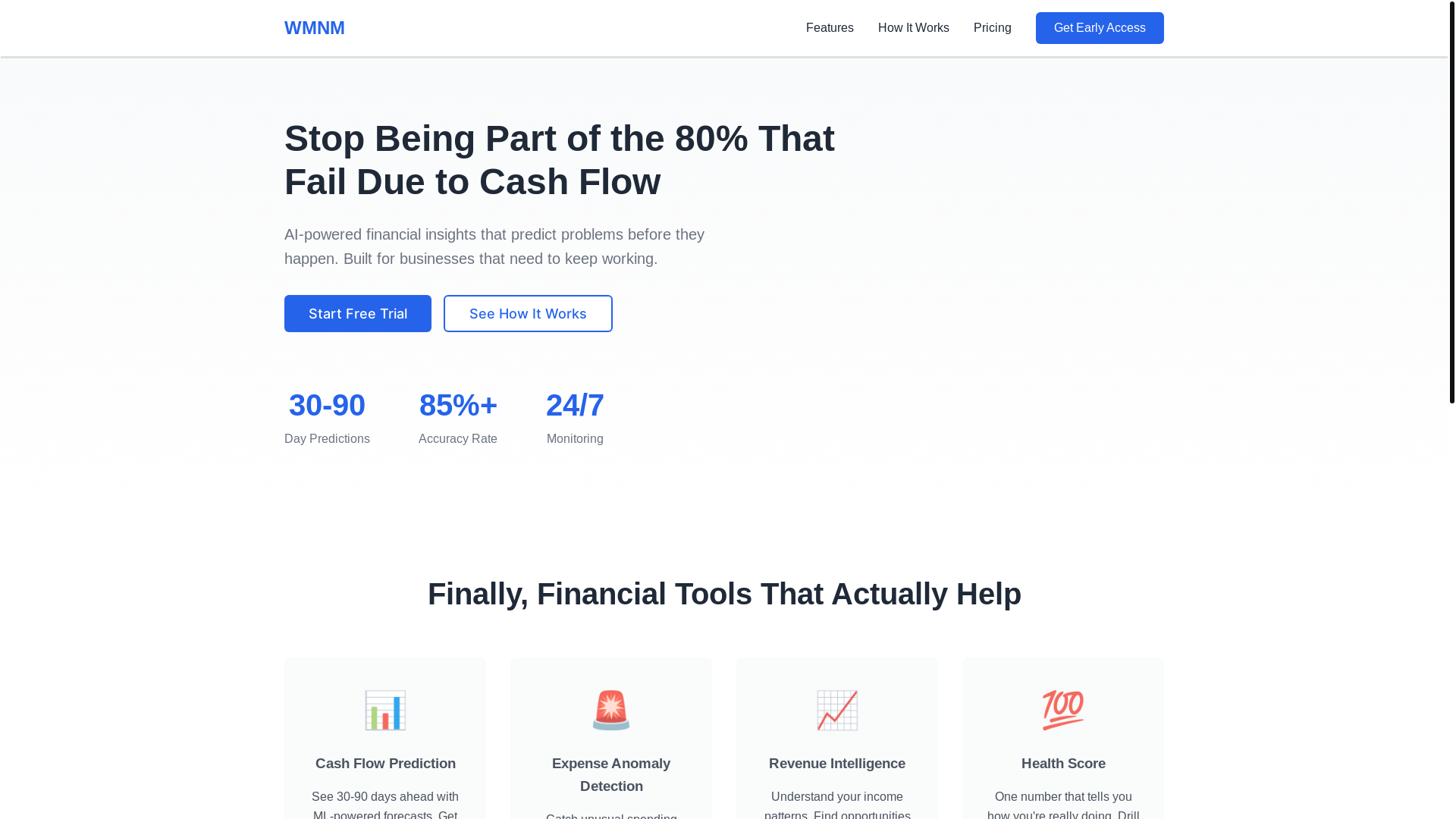 website screenshot of https://wmnm-website.pages.dev/