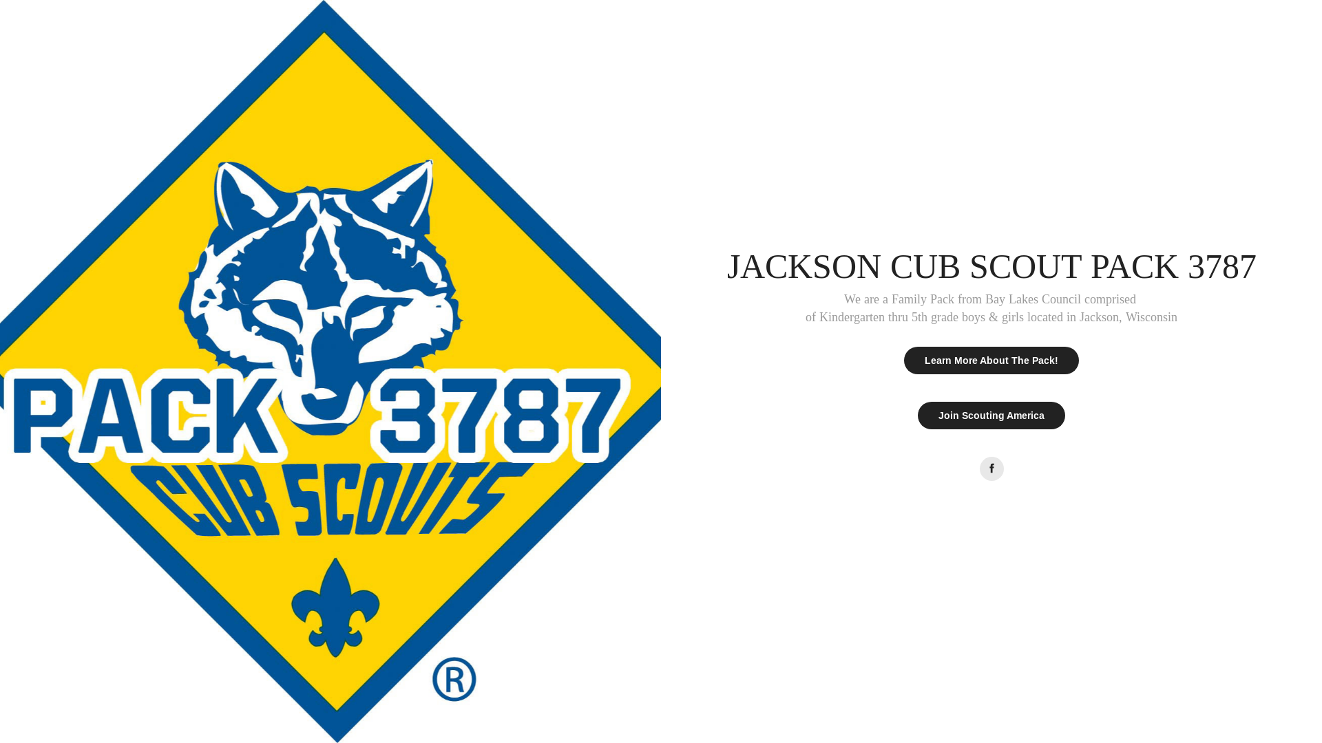 website screenshot of https://cubscoutpack3787.com/