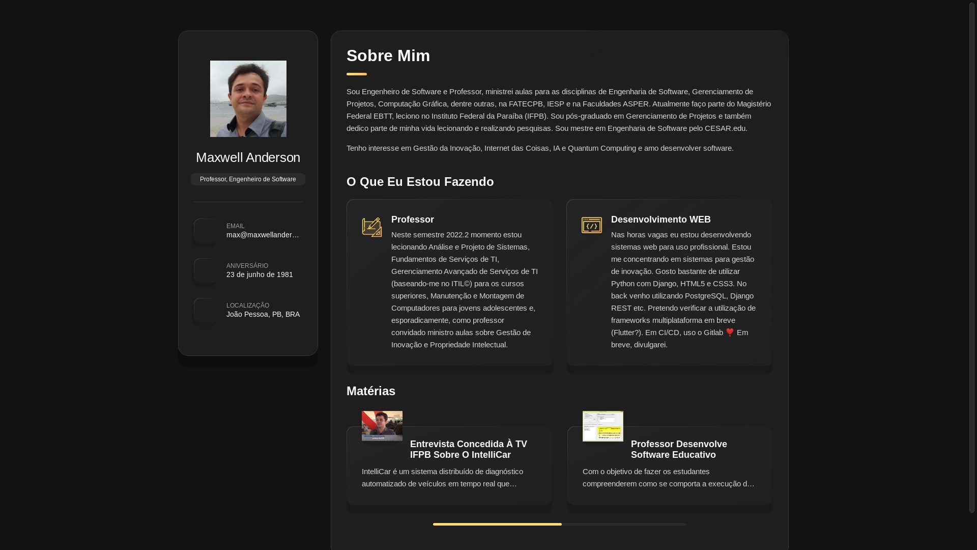 website screenshot of https://maxwellamaral.pages.dev/