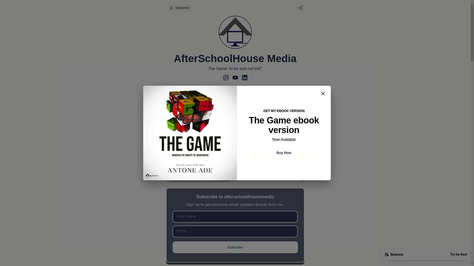 website screenshot of https://afterschoolhousemedia.com/