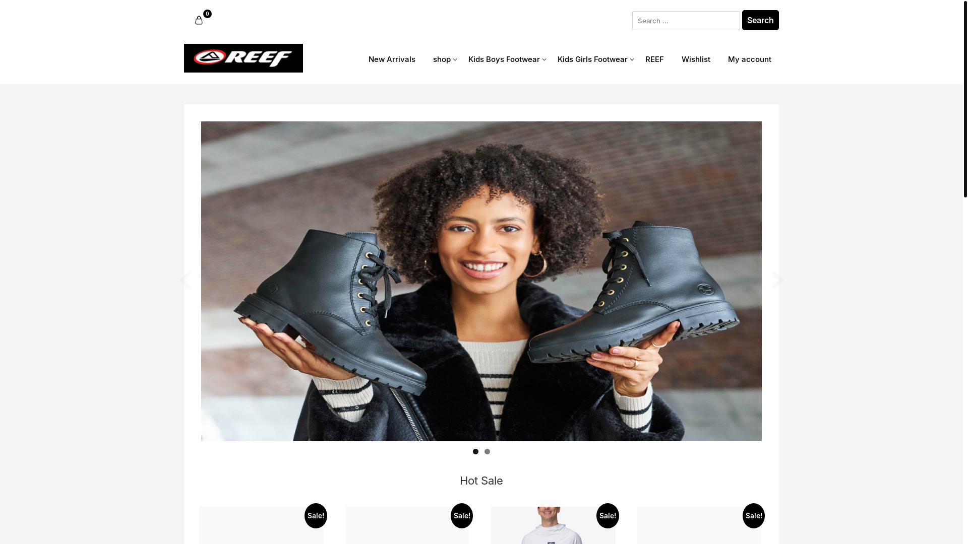 website screenshot of https://www.ericavance.shop/