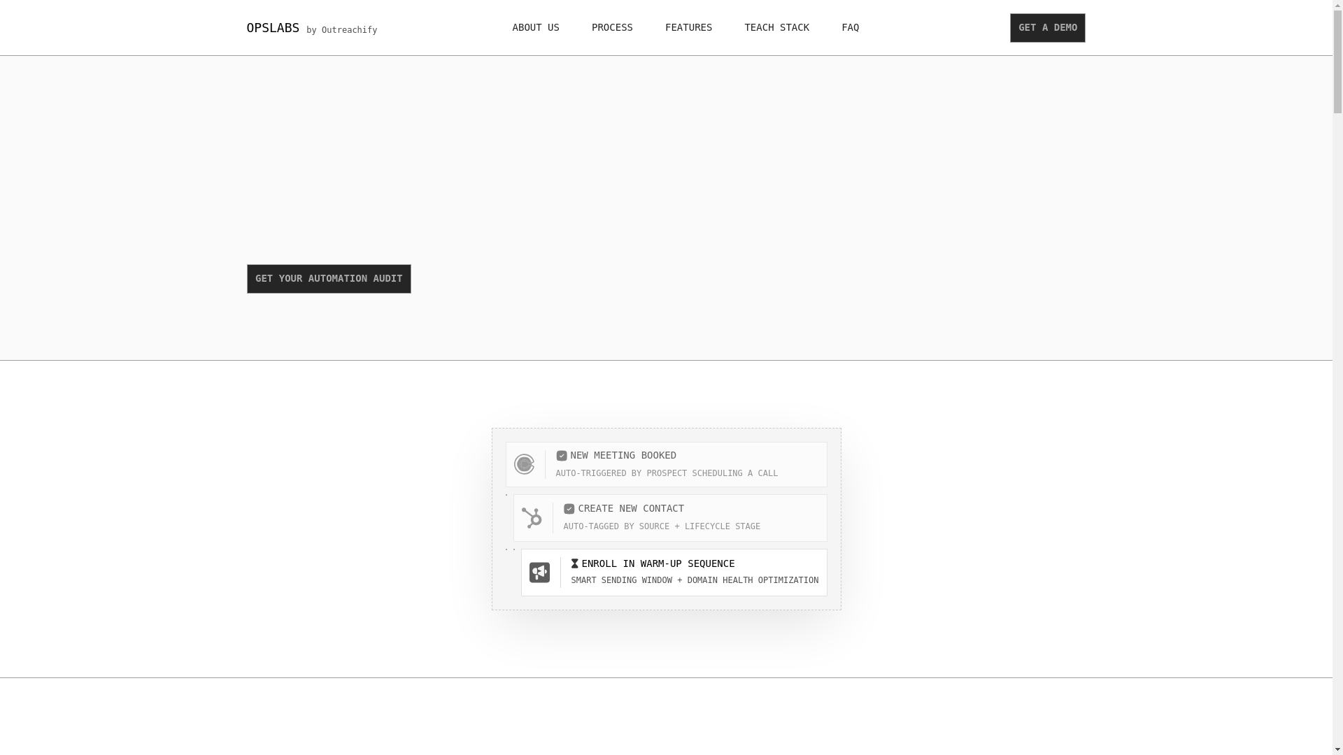 website screenshot of https://opslabszone.co/