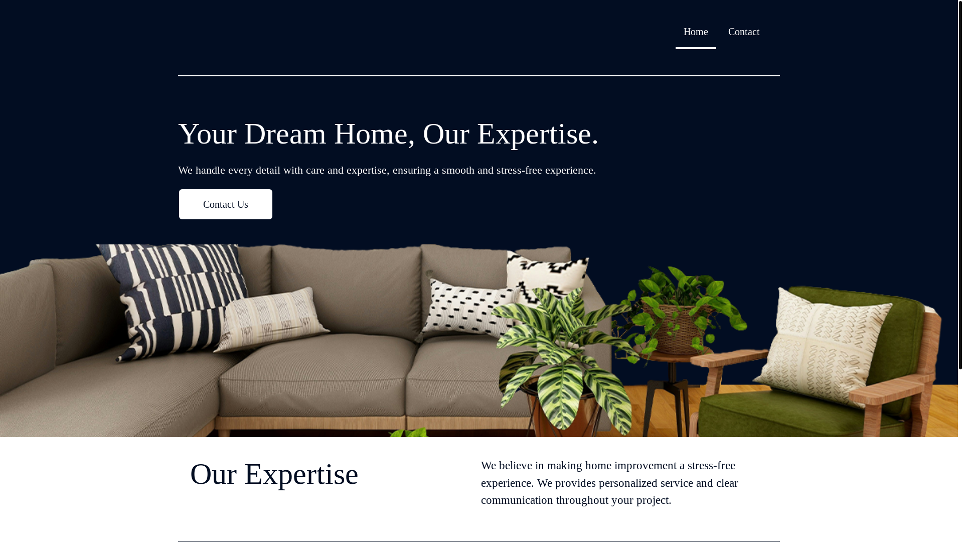 website screenshot of https://fugoncontracting.com/