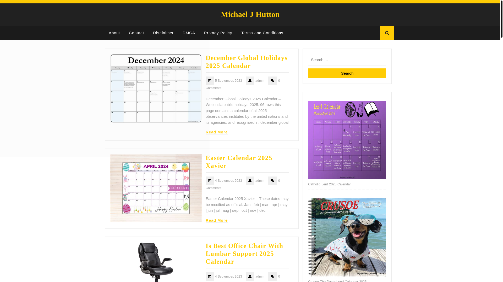 website screenshot of https://michaeljhuttone.pages.dev/