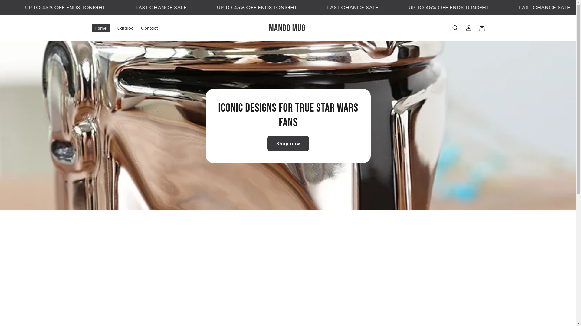 website screenshot of https://mandomug.com/
