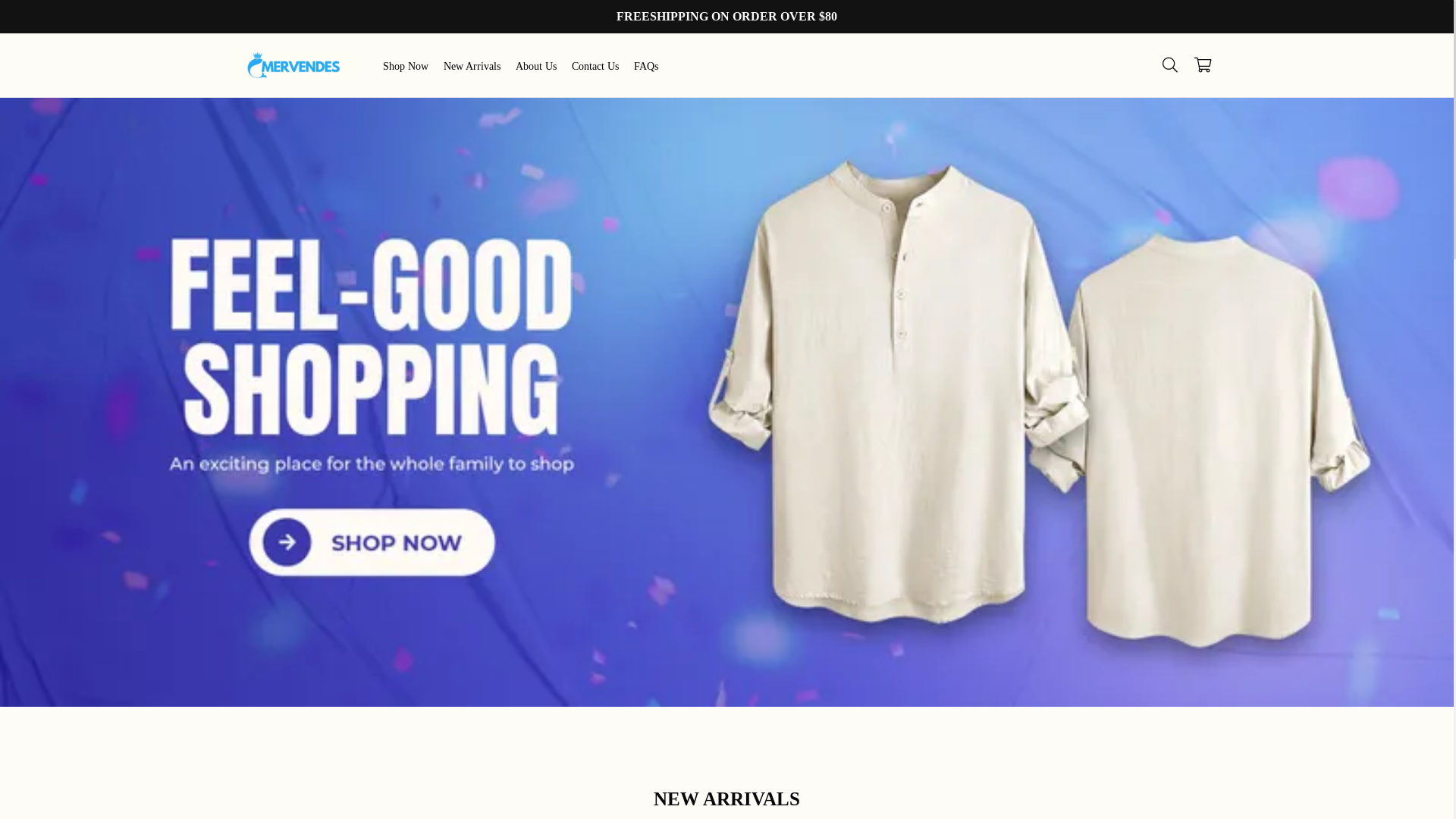 website screenshot of https://mervendes.com/