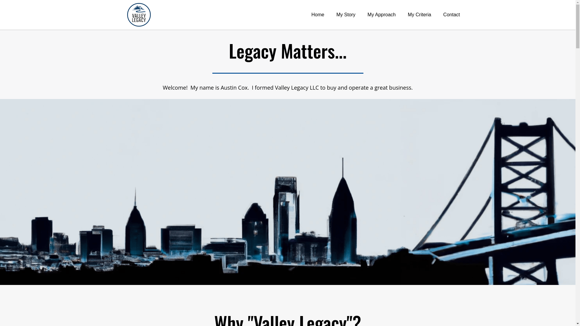 website screenshot of https://byinboxvalleylegacy.com/