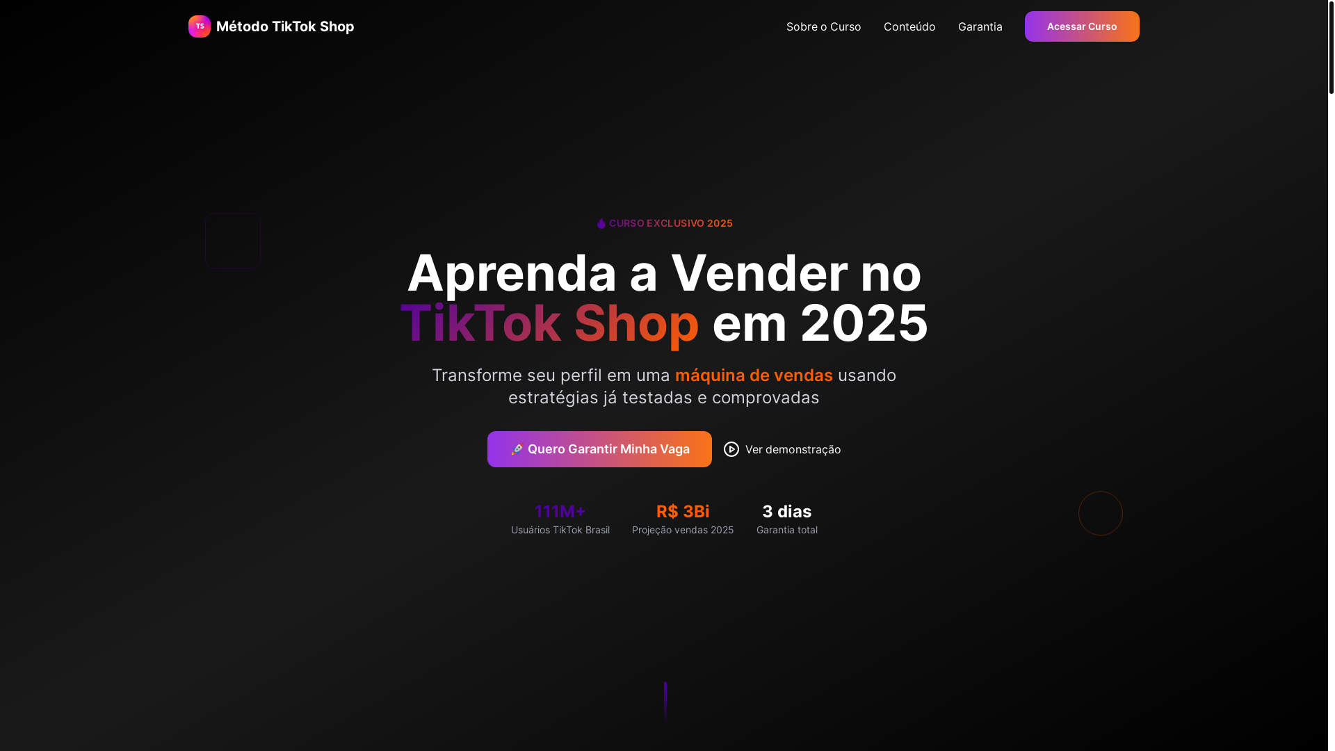 website screenshot of https://metodostiktok.shop/
