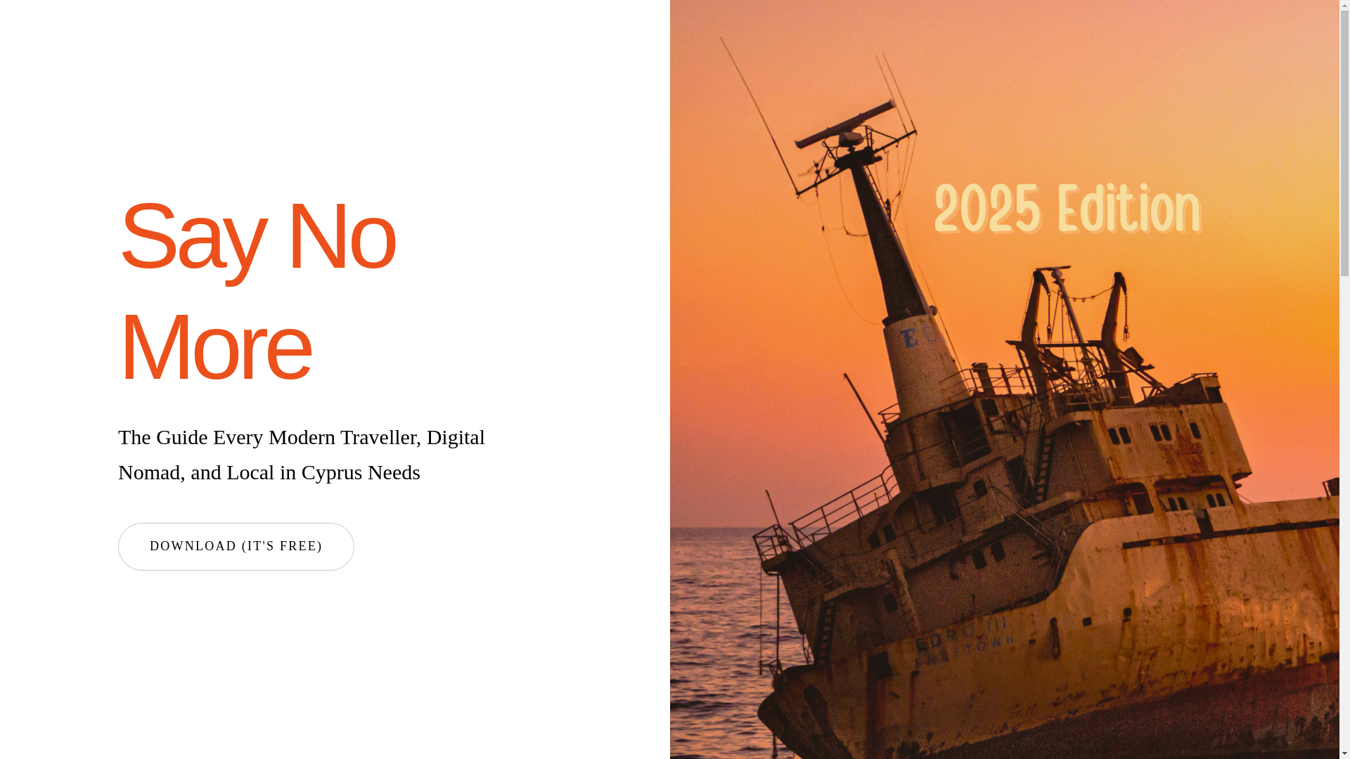website screenshot of https://cyprustravelguide.org/