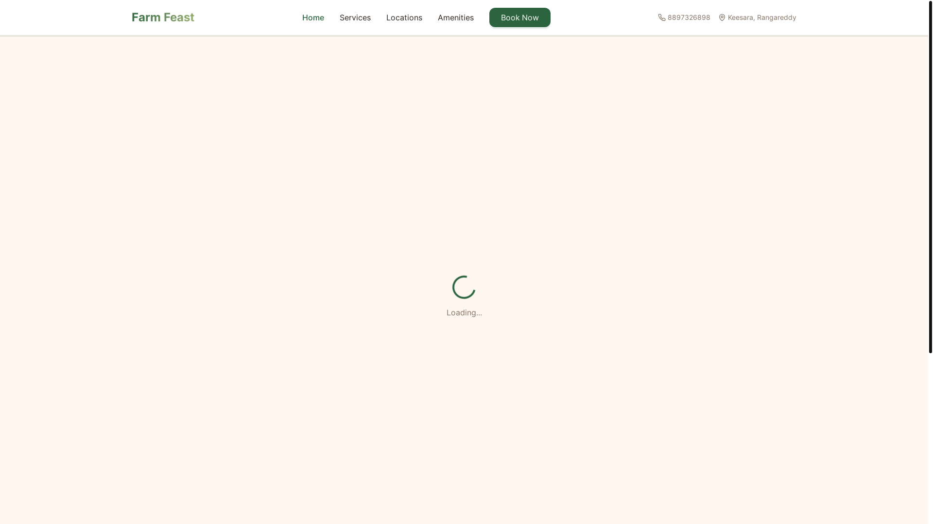website screenshot of https://farmfeastfarmhouse.shop/