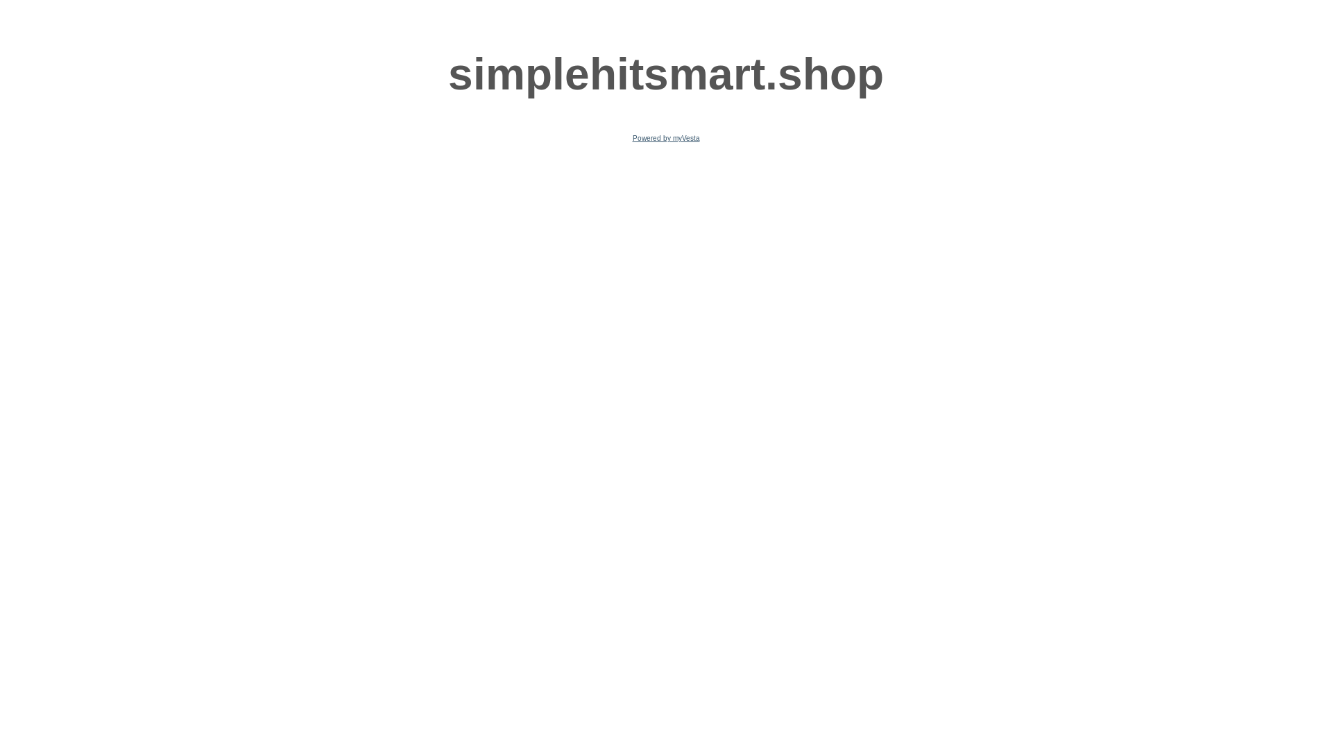 website screenshot of https://simplehitsmart.shop/