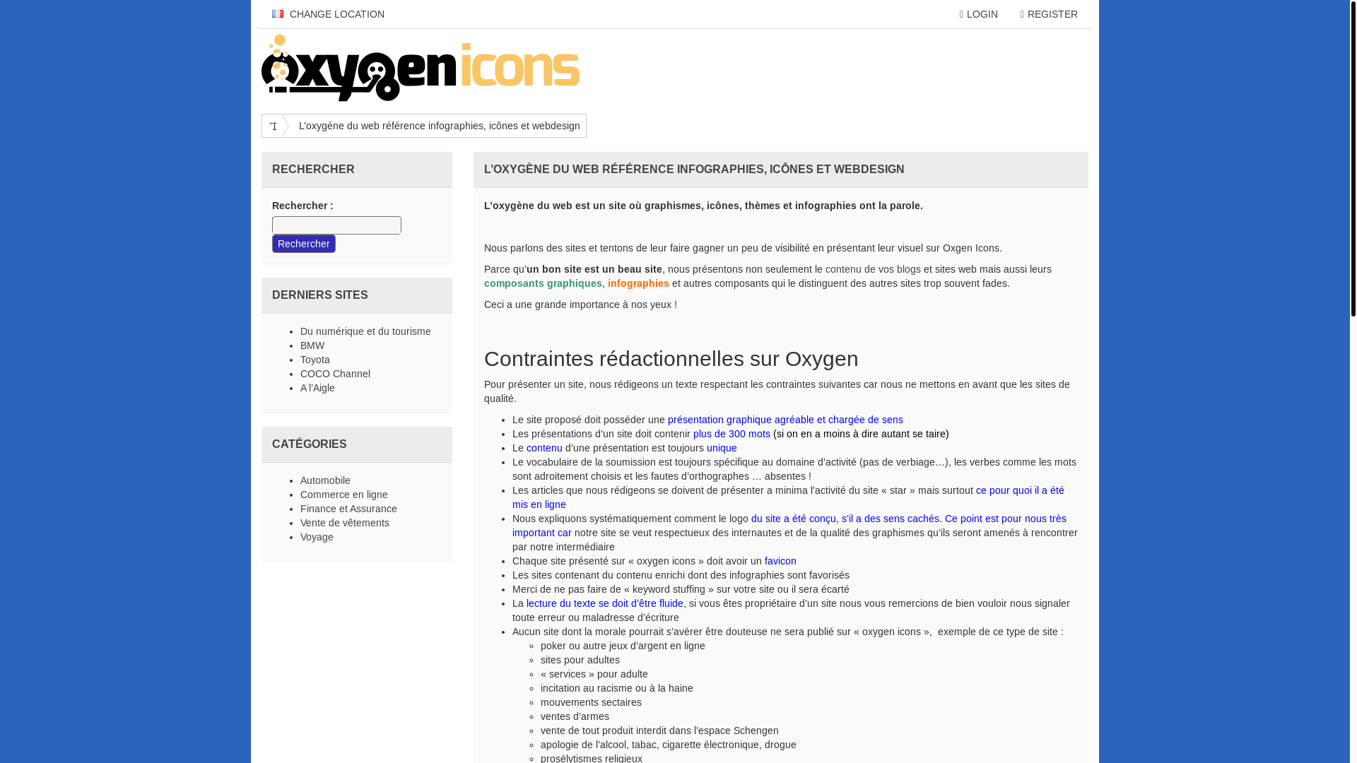 website screenshot of http://oxygen-icons.org/