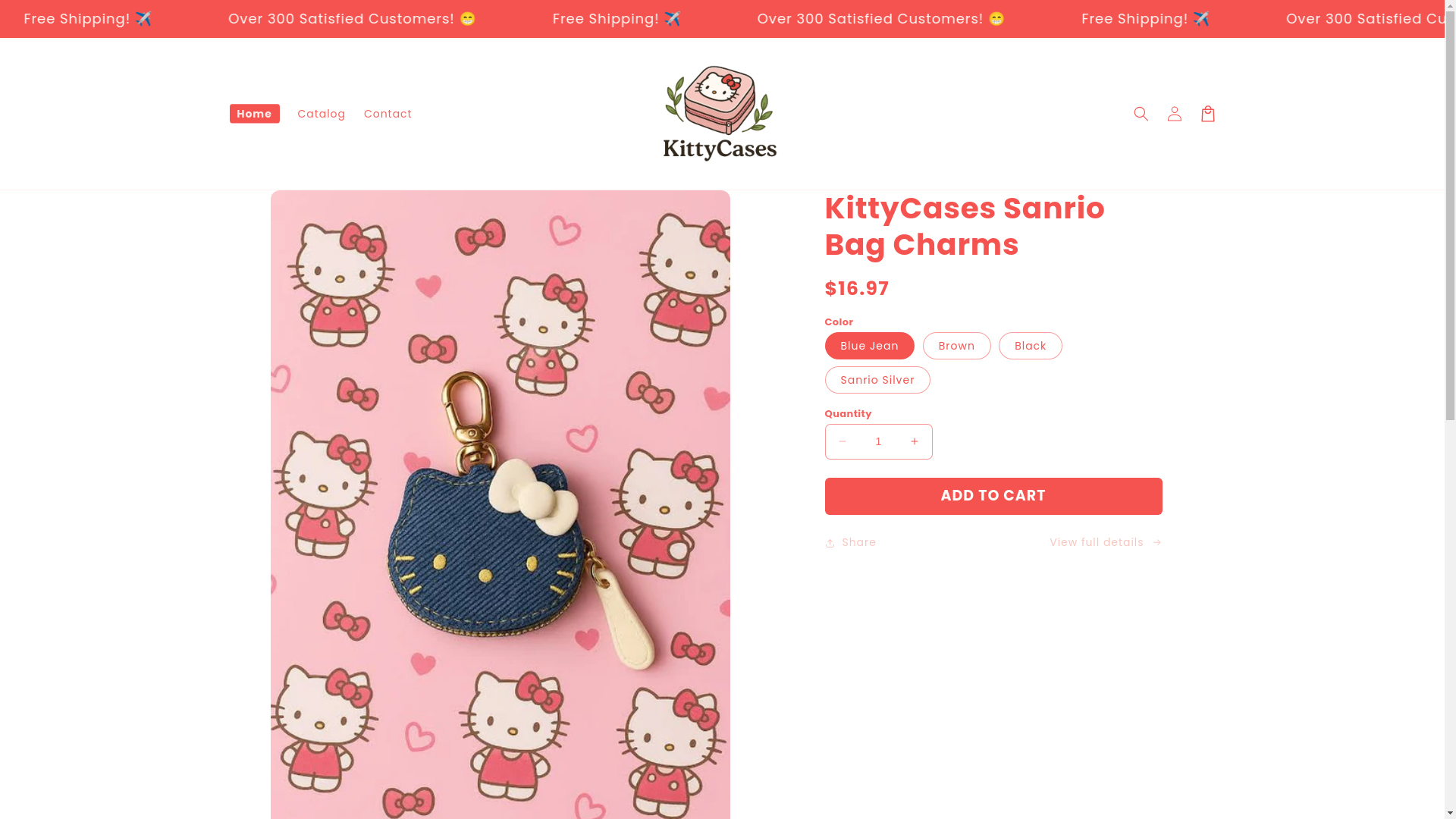 website screenshot of https://kittycases.us/