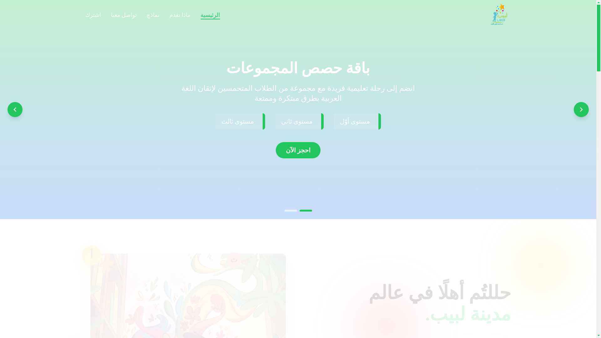website screenshot of https://learnwithlabib.com/