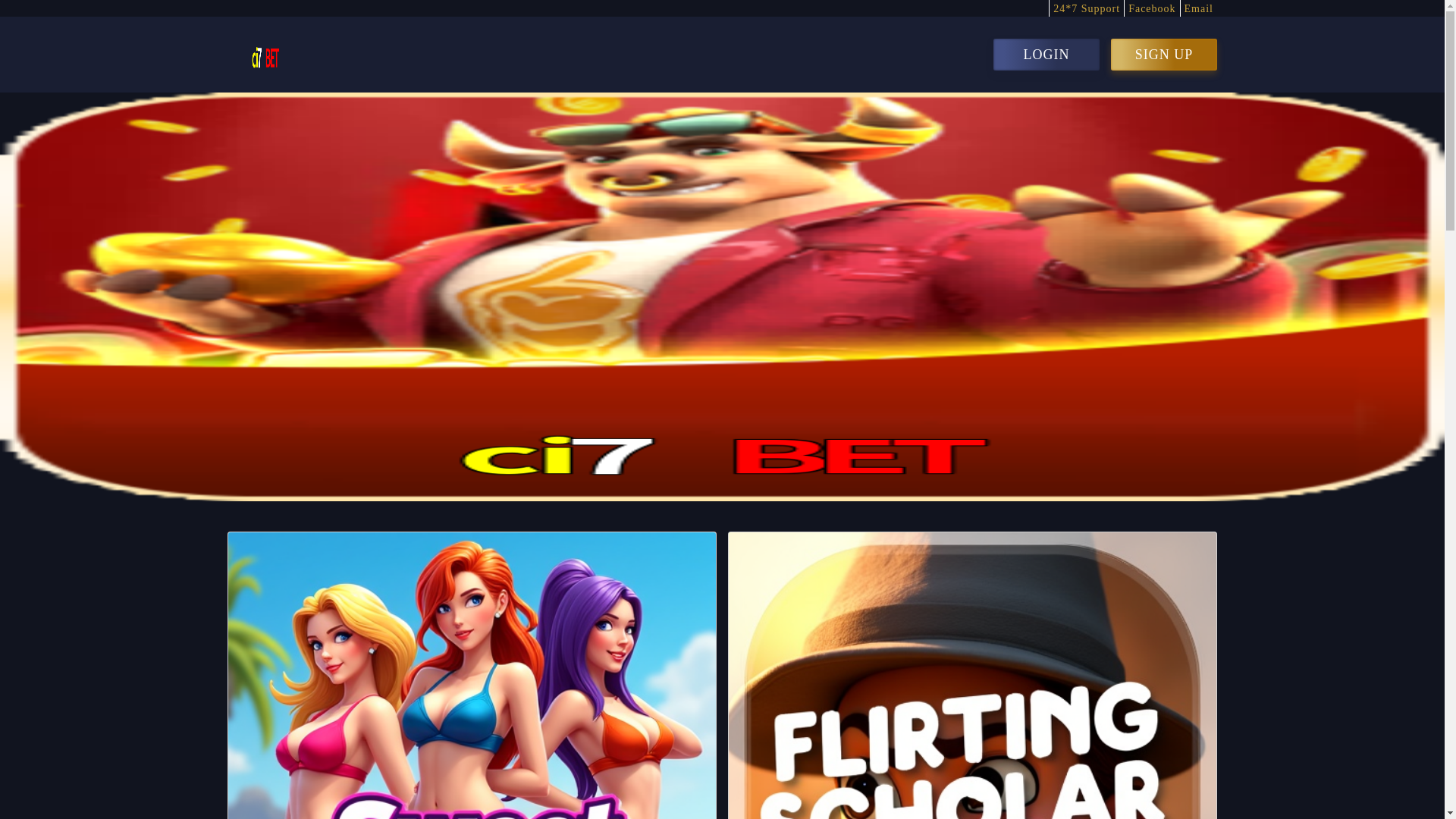 website screenshot of https://ci7betapp.com/