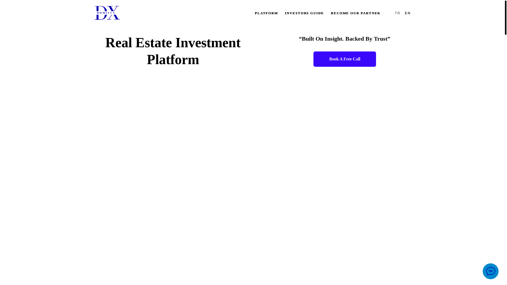 website screenshot of https://domivex.com/