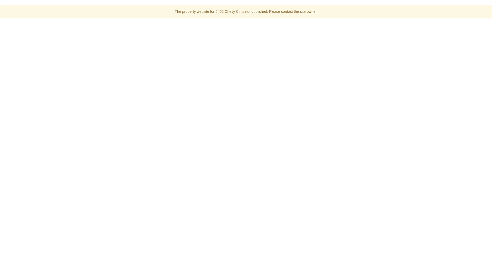website screenshot of https://5402chevycir.com/