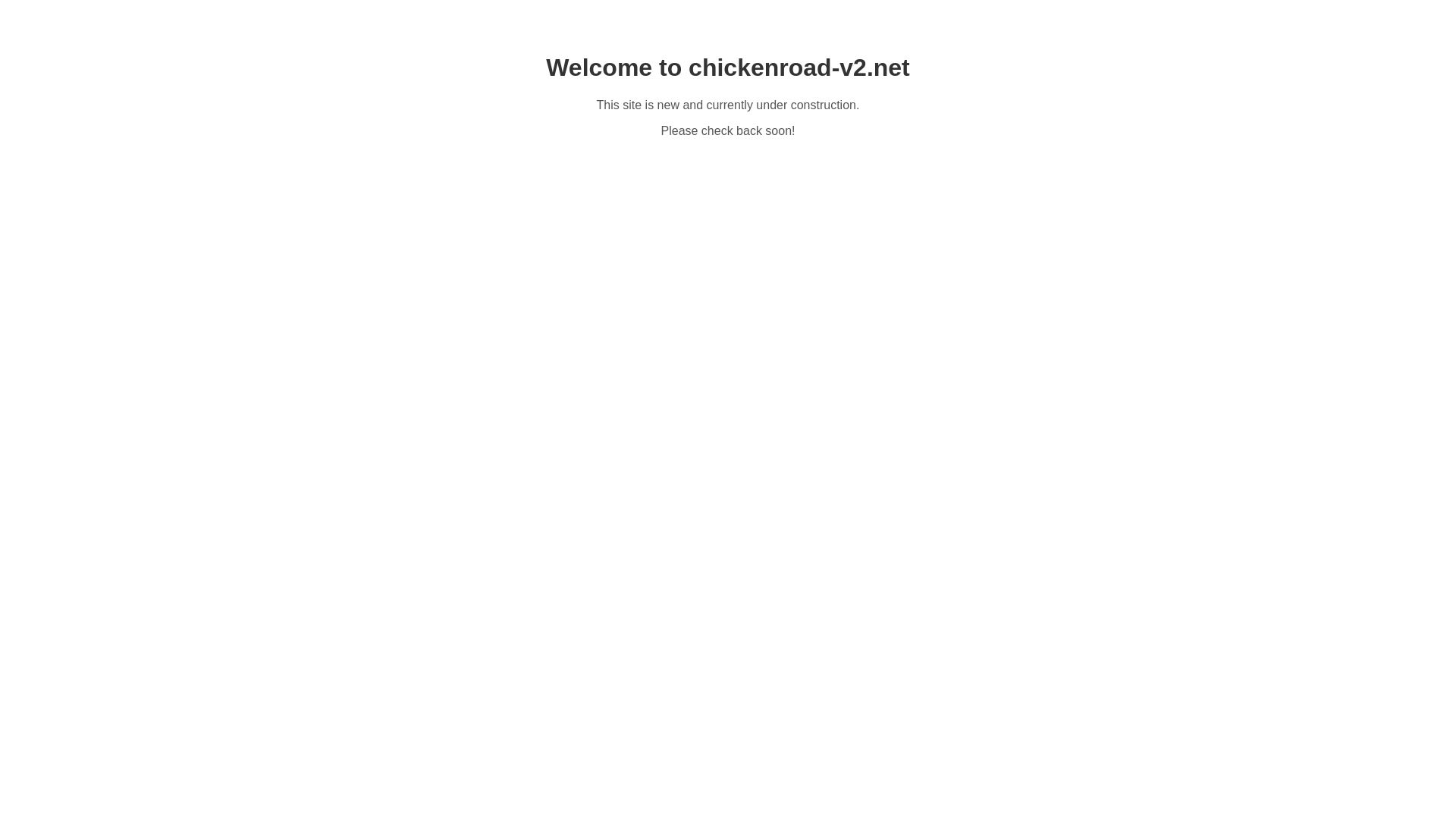 website screenshot of https://chickenroad-v2.net/