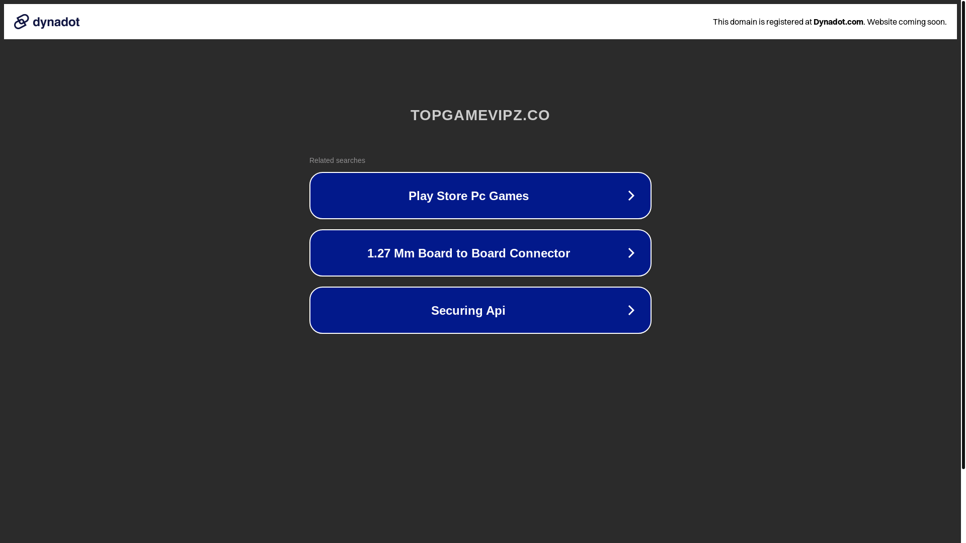 website screenshot of https://topgamevipz.co/