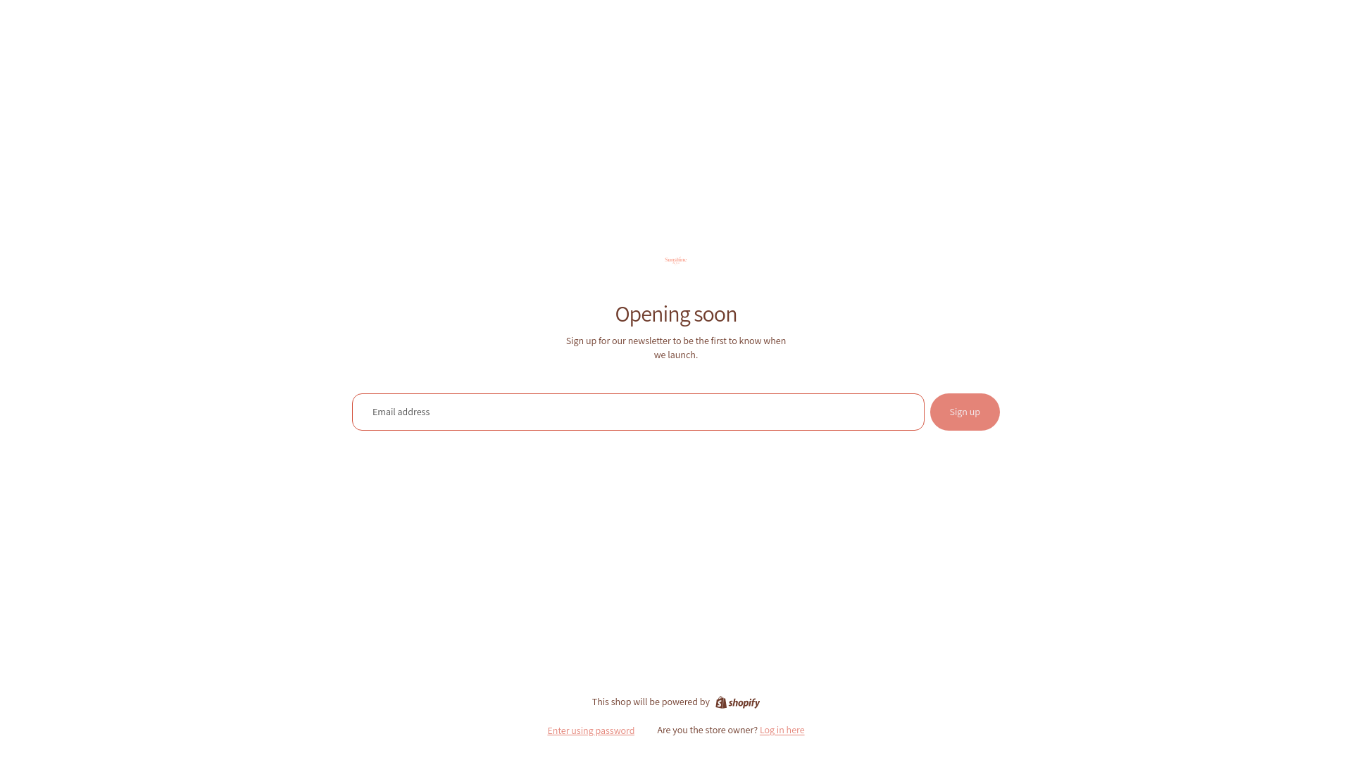 website screenshot of https://sunshineandcostore.com/