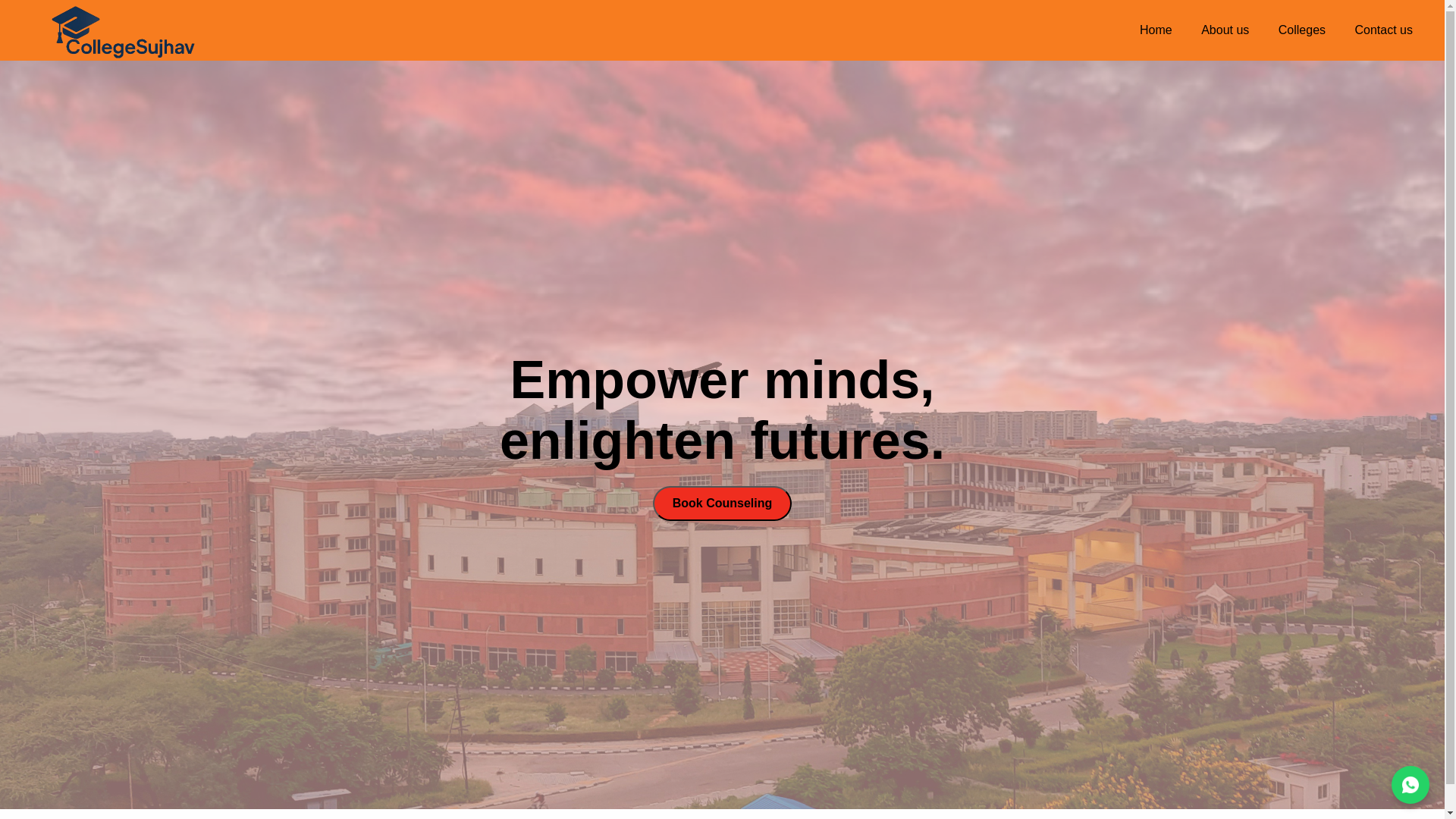 website screenshot of https://collegesujhav.in/