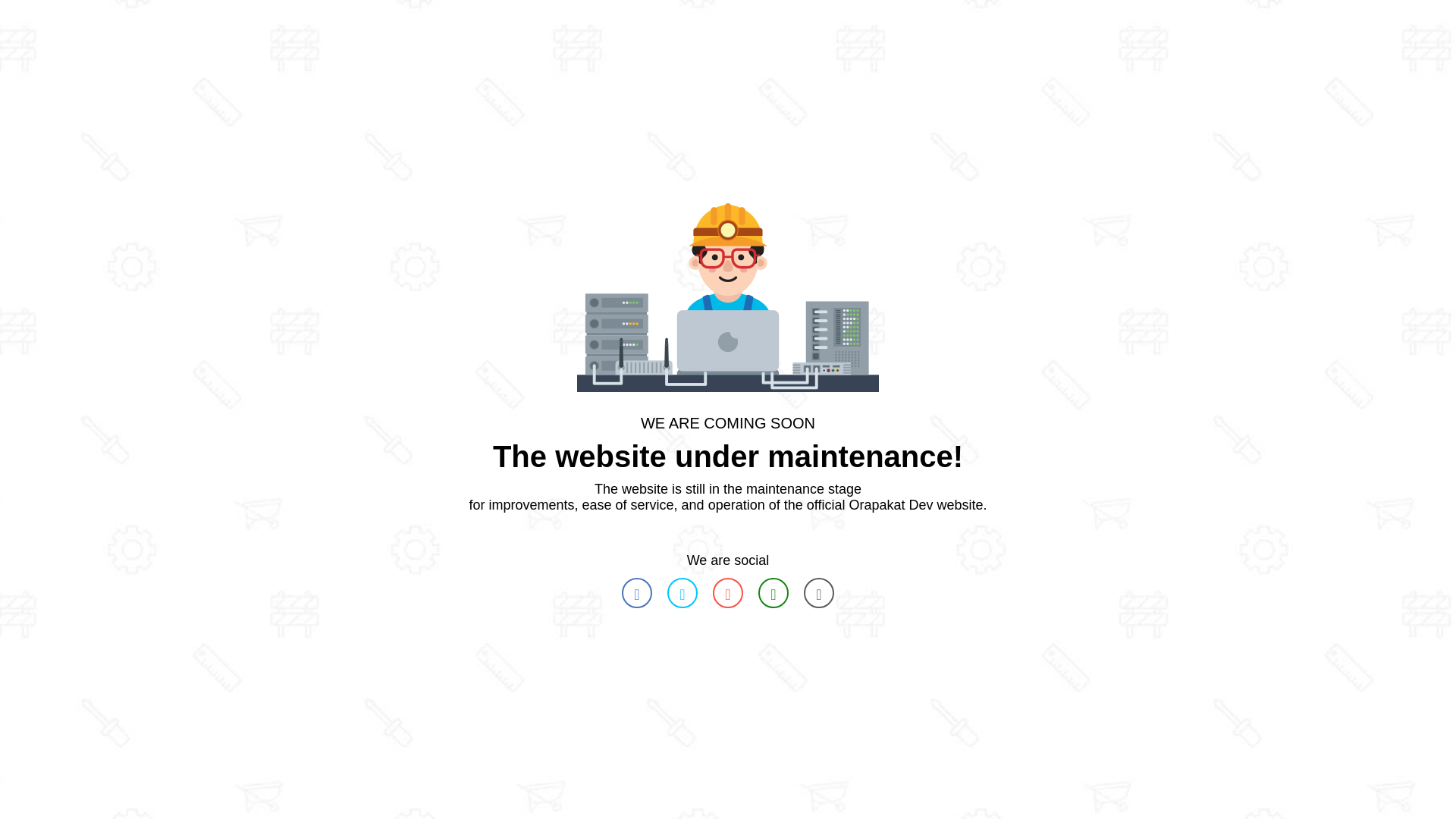 website screenshot of https://orapakat.id/