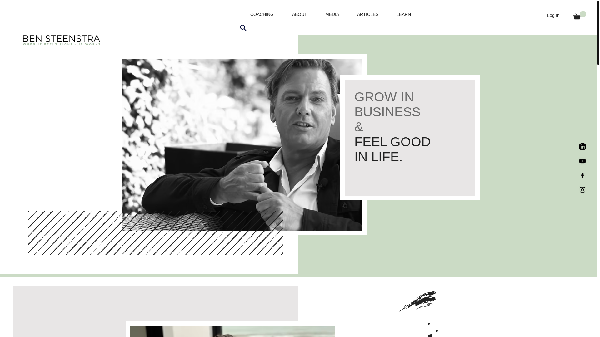 website screenshot of https://bensteenstra.com/
