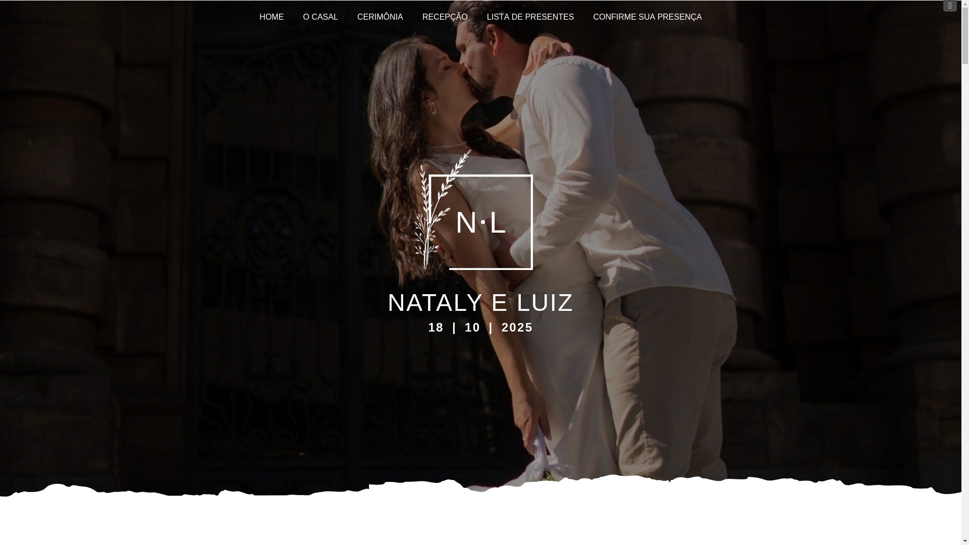 website screenshot of https://nataly-e-luiz.com.br/