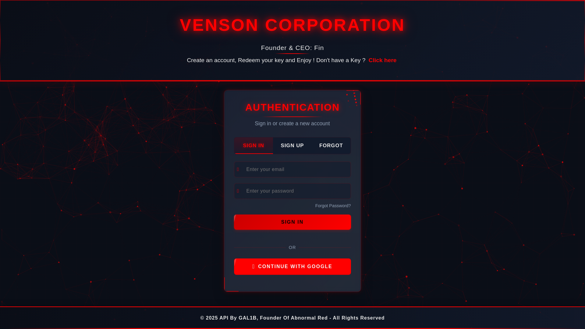 website screenshot of https://venson.pages.dev/