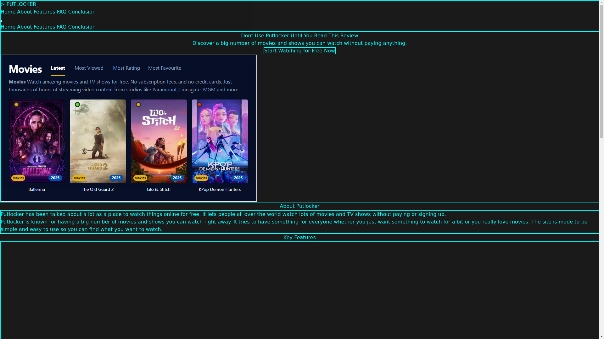 website screenshot of https://putlocker-7w90.pages.dev/