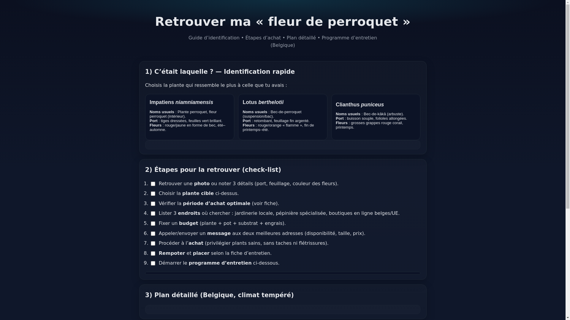 website screenshot of https://oiseaux-paradis.pages.dev/