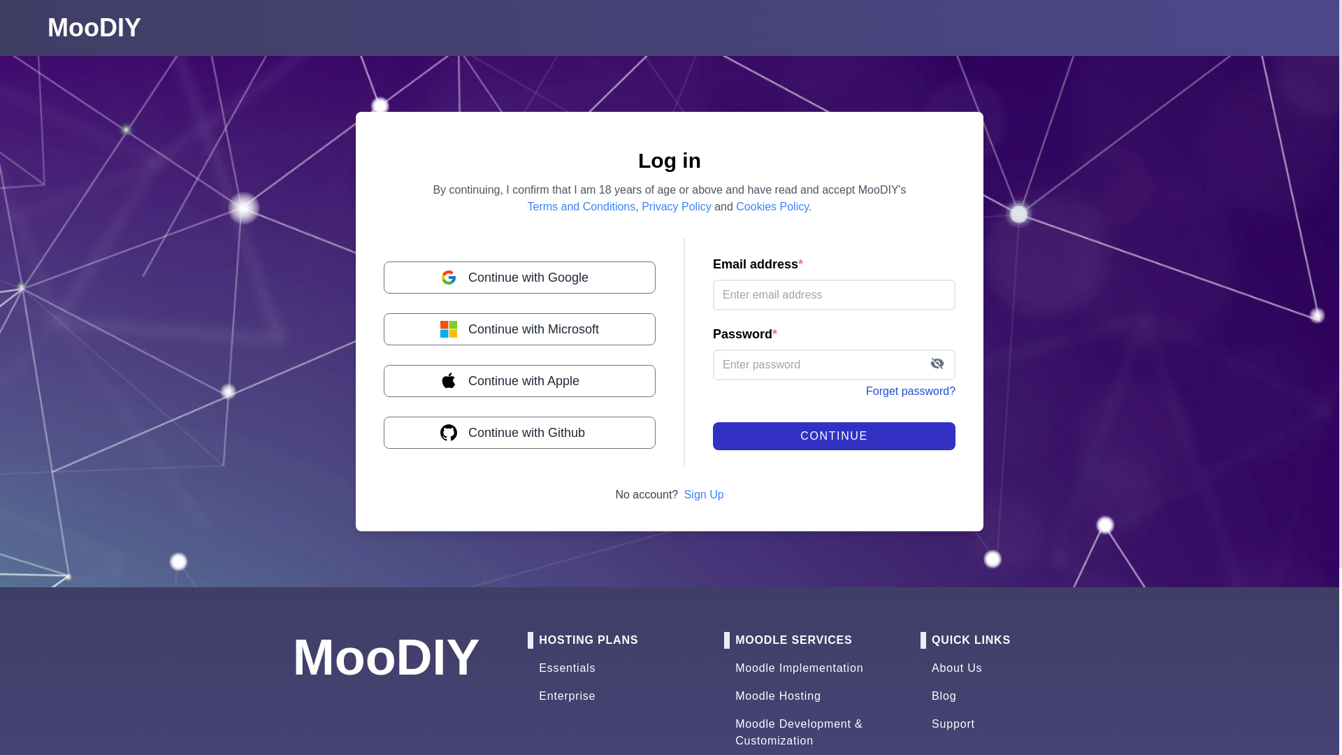 website screenshot of https://moodiy-client-portal-prod.pages.dev/