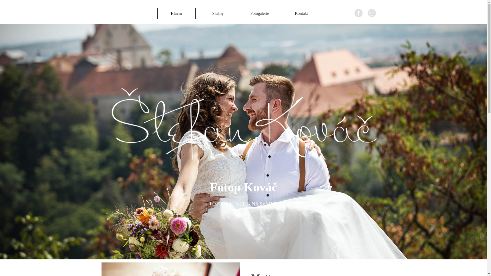 website screenshot of https://stefankovac.cz/