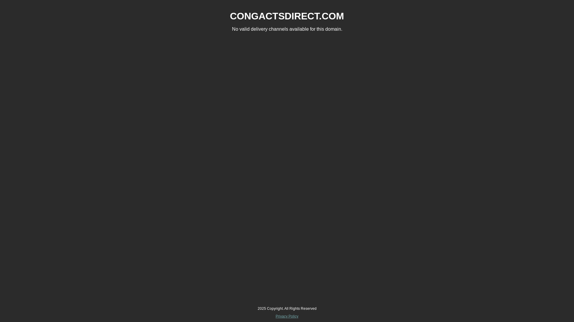 website screenshot of https://congactsdirect.com/